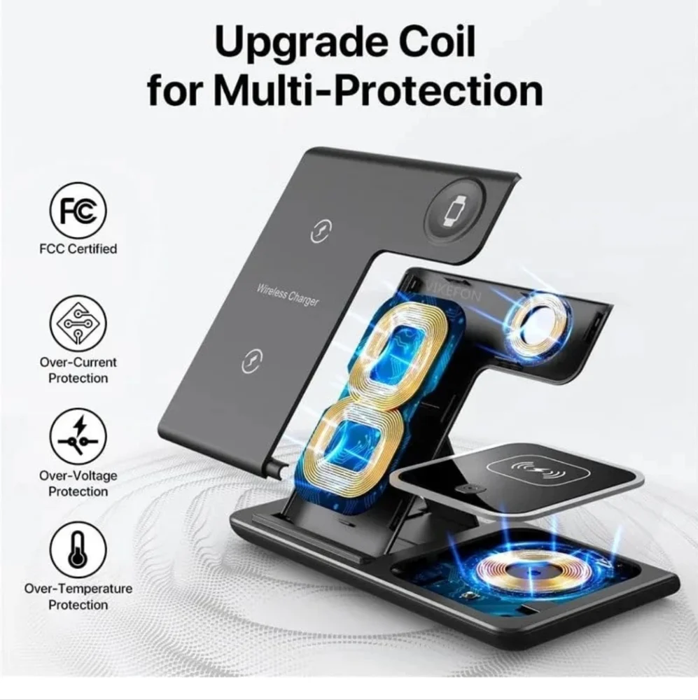 Magnetic Wireless Fast Charging Power Bank & 3 In 1 Wireless Foldable Charger